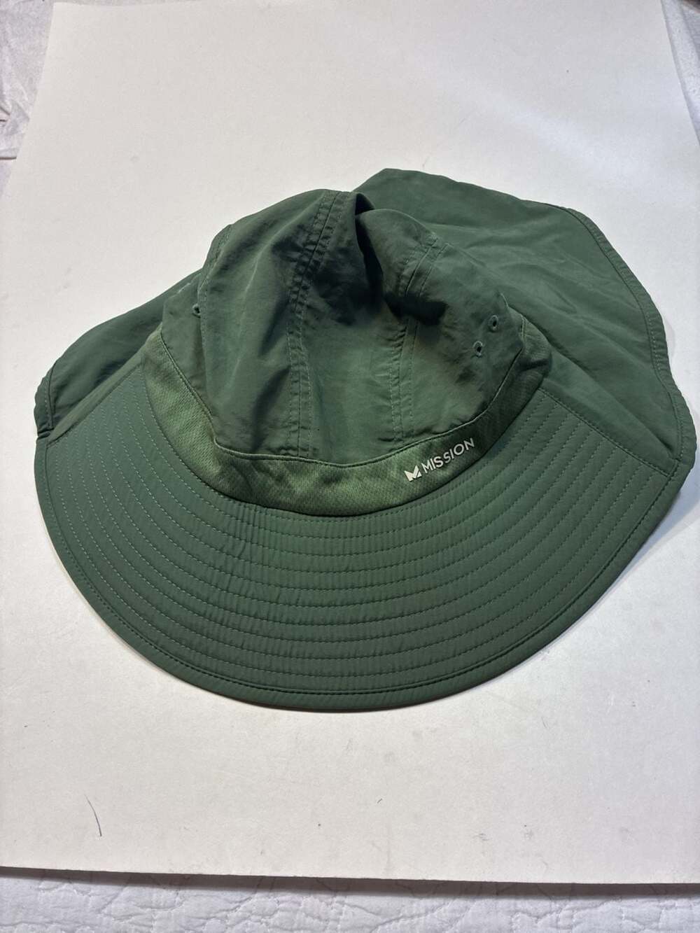 Mission Sun Defender Cooling Wide Brim Sun Hat with Neck Guard